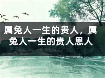 属兔人一生的贵人，属兔人一生的贵人恩人