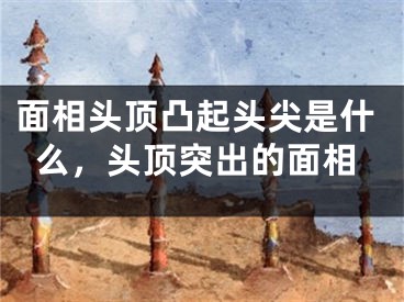 面相头顶凸起头尖是什么,头顶突出的面相