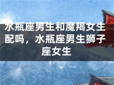 水瓶座男生和魔羯女生配吗，水瓶座男生狮子座女生