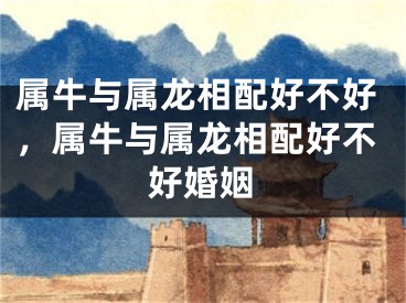 属牛与属龙相配好不好，属牛与属龙相配好不好婚姻