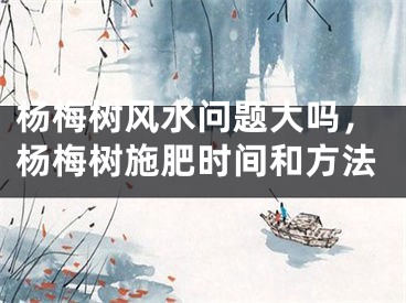 杨梅树风水问题大吗，杨梅树施肥时间和方法