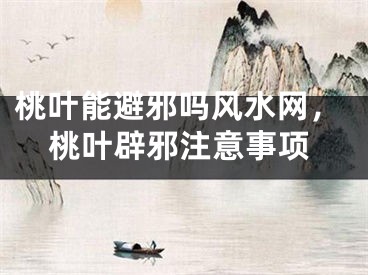 桃叶能避邪吗风水网，桃叶辟邪注意事项