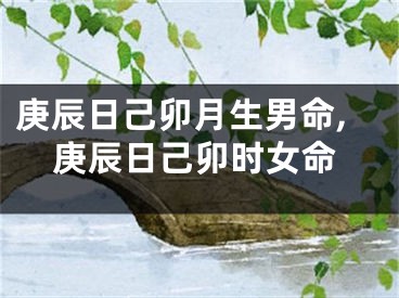 庚辰日己卯月生男命,庚辰日己卯时女命