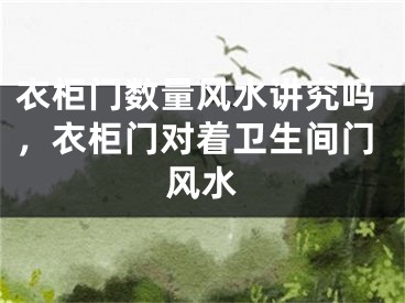 衣柜门数量风水讲究吗,衣柜门对着卫生间门风水