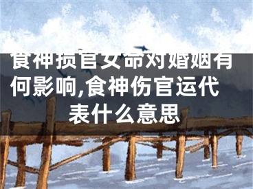 食神损官女命对婚姻有何影响,食神伤官运代表什么意思