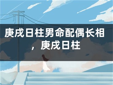 庚戌日柱男命配偶长相,庚戌日柱