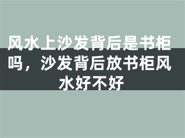 风水上沙发背后是书柜吗，沙发背后放书柜风水好不好