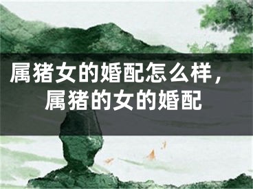 属猪女的婚配怎么样，属猪的女的婚配