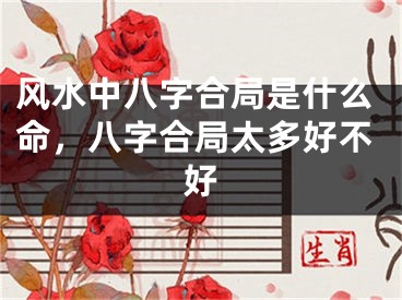风水中八字合局是什么命，八字合局太多好不好