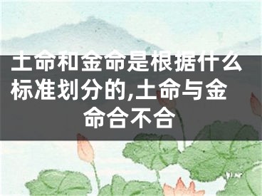 土命和金命是根据什么标准划分的,土命与金命合不合