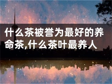 什么茶被誉为最好的养命茶,什么茶叶最养人