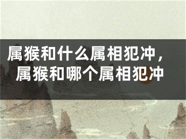 属猴和什么属相犯冲，属猴和哪个属相犯冲