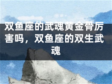 双鱼座的武魂黄金骨厉害吗，双鱼座的双生武魂