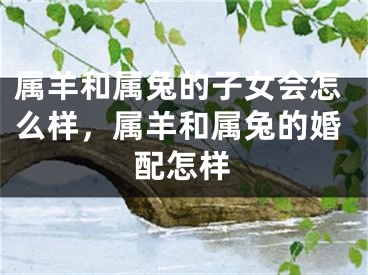 属羊和属兔的子女会怎么样，属羊和属兔的婚配怎样