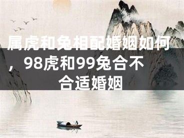 属虎和兔相配婚姻如何,98虎和99兔合不合适婚姻