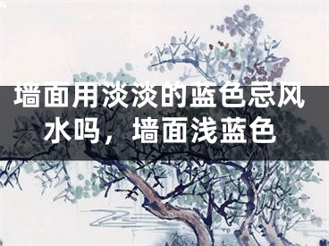 墙面用淡淡的蓝色忌风水吗，墙面浅蓝色