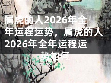 属虎的人2026年全年运程运势，属虎的人2026年全年运程运势如何