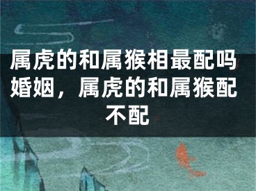 属虎的和属猴相最配吗婚姻，属虎的和属猴配不配