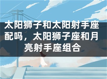 太阳狮子和太阳射手座配吗，太阳狮子座和月亮射手座组合