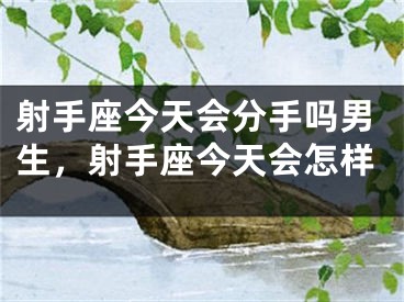 射手座今天会分手吗男生，射手座今天会怎样