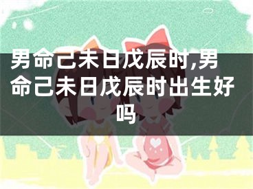 男命己未日戊辰时,男命己未日戊辰时出生好吗