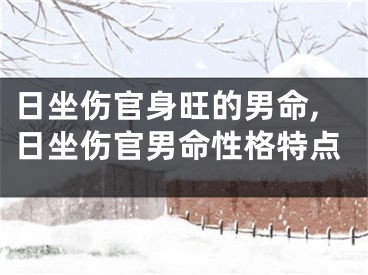 日坐伤官身旺的男命,日坐伤官男命性格特点