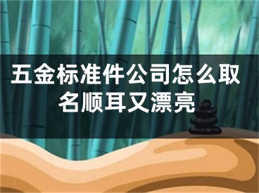 五金标准件公司怎么取名顺耳又漂亮