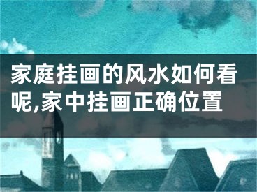 家庭挂画的风水如何看呢,家中挂画正确位置