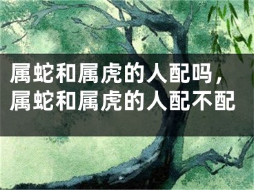 属蛇和属虎的人配吗，属蛇和属虎的人配不配