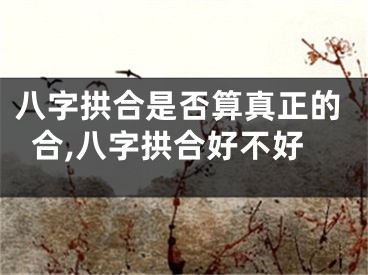 八字拱合是否算真正的合,八字拱合好不好