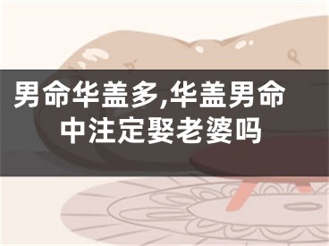男命华盖多,华盖男命中注定娶老婆吗