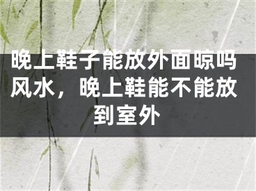 晚上鞋子能放外面晾吗风水，晚上鞋能不能放到室外