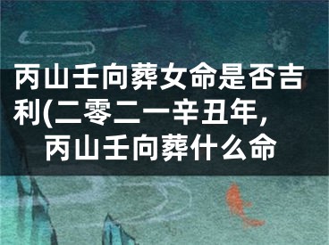 丙山壬向葬女命是否吉利(二零二一辛丑年,丙山壬向葬什么命
