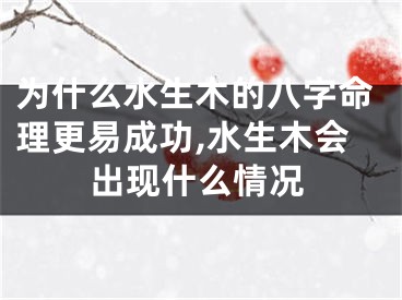为什么水生木的八字命理更易成功,水生木会出现什么情况