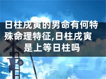 日柱戌寅的男命有何特殊命理特征,日柱戌寅是上等日柱吗