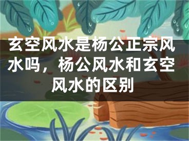 玄空风水是杨公正宗风水吗，杨公风水和玄空风水的区别