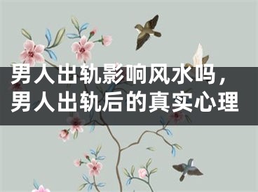 男人出轨影响风水吗，男人出轨后的真实心理