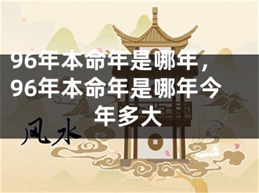 96年本命年是哪年，96年本命年是哪年今年多大