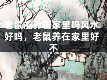 老鼠能养在家里吗风水好吗，老鼠养在家里好不