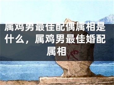 属鸡男最佳配偶属相是什么，属鸡男最佳婚配属相
