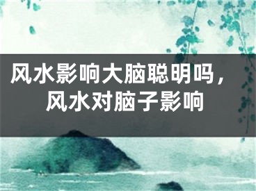 风水影响大脑聪明吗，风水对脑子影响