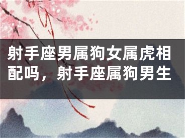 射手座男属狗女属虎相配吗，射手座属狗男生