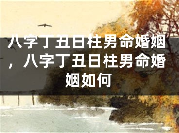 八字丁丑日柱男命婚姻，八字丁丑日柱男命婚姻如何