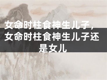 女命时柱食神生儿子，女命时柱食神生儿子还是女儿